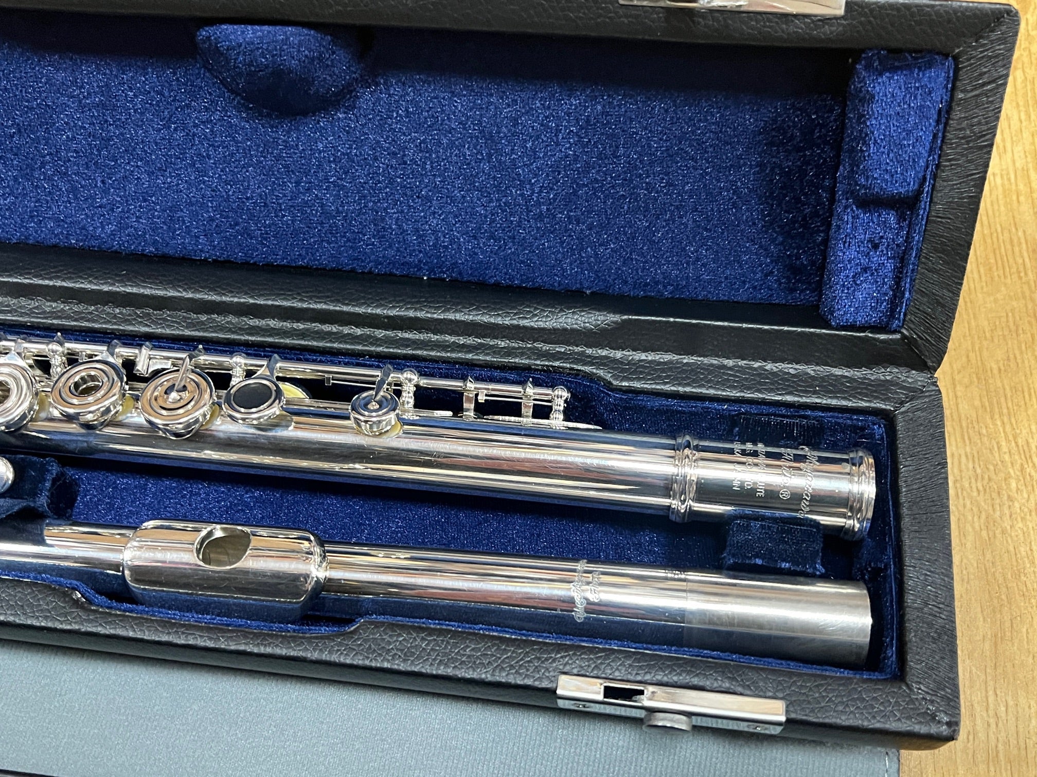 USED Miyazawa PA-201 RE - solid silver head open hole flute