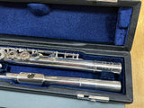 USED Miyazawa PA-201 RE - solid silver head open hole flute