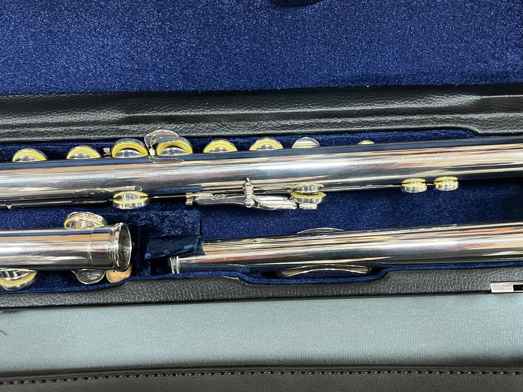 USED Miyazawa PA-201 RE - solid silver head open hole flute