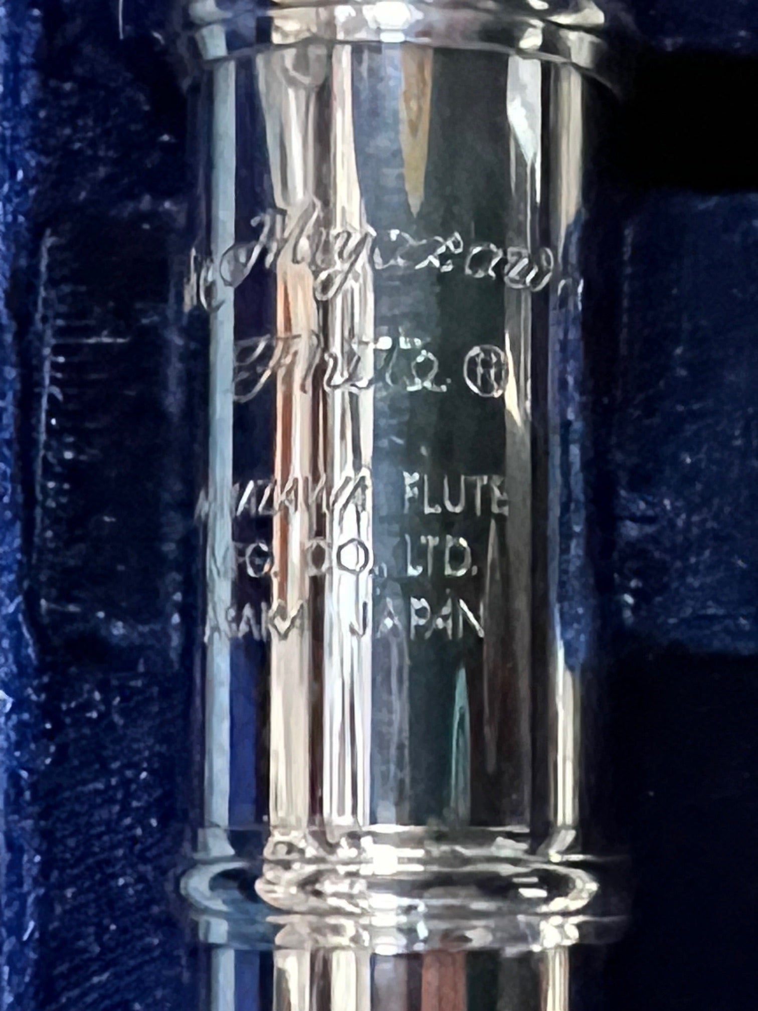 USED Miyazawa PA-201 RE - solid silver head open hole flute