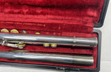 USED Yamaha YFL-211S silver plated flute outfit made in Japan