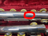 USED Yamaha YFL-211S silver plated flute outfit made in Japan