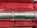USED Yamaha YFL-211S silver plated flute outfit made in Japan