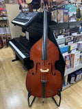 USED 1/2 size student double bass outfit
