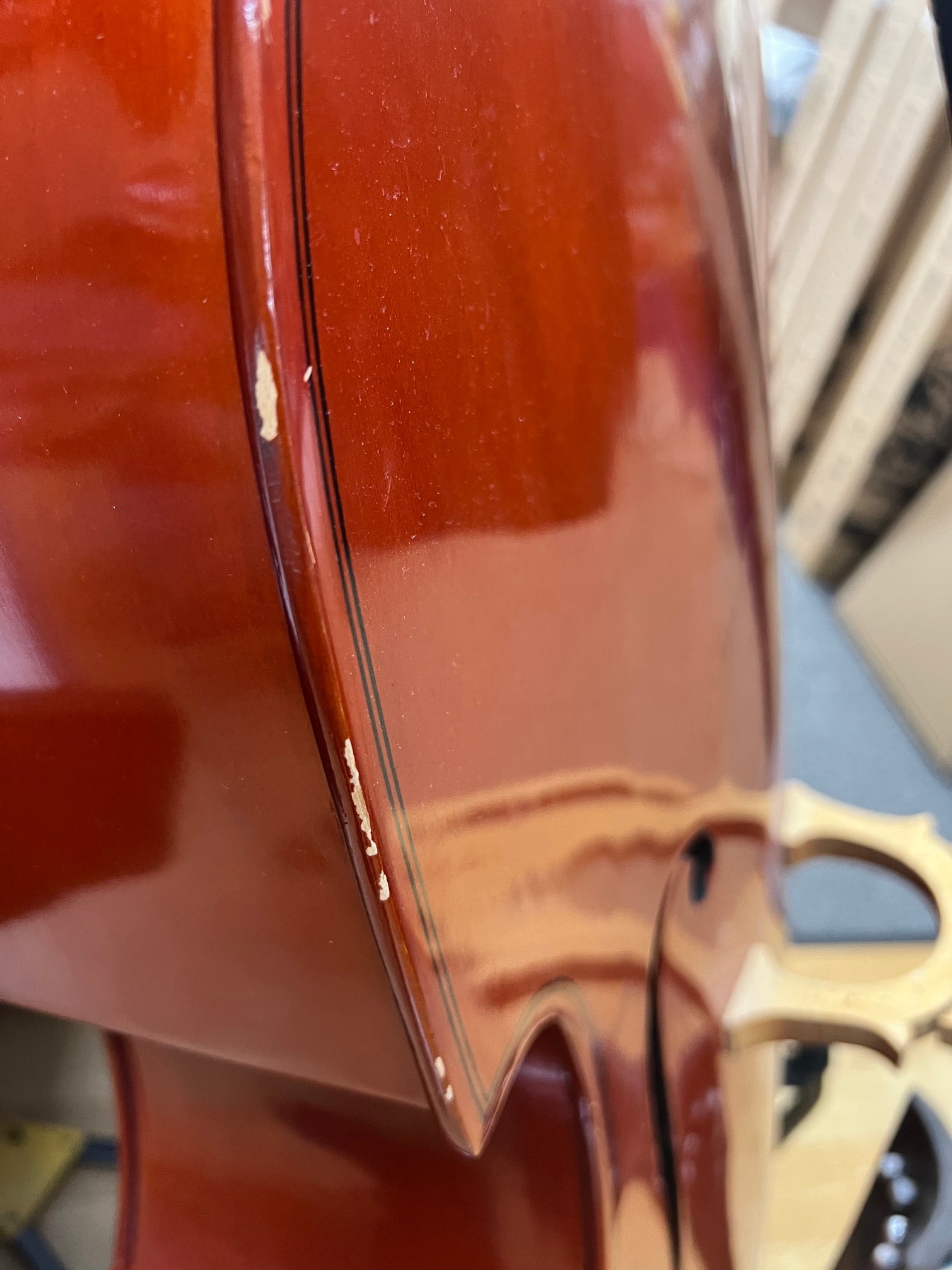 USED 1/2 size student double bass outfit