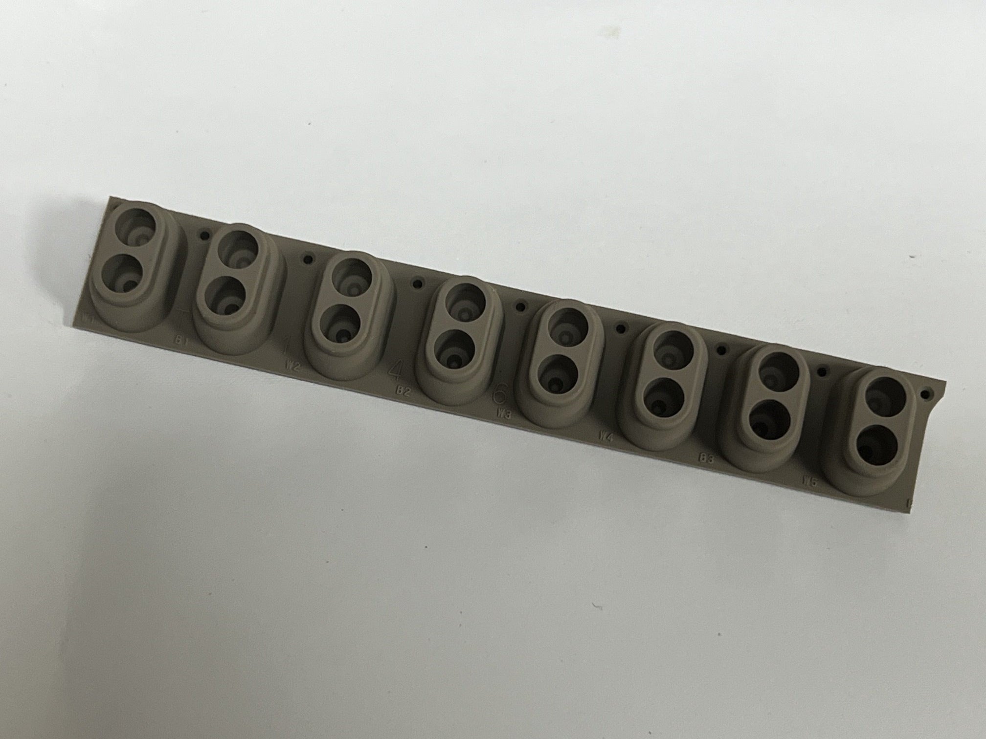 VCN16200 8 note rubber contact strip (previously WJ231301)