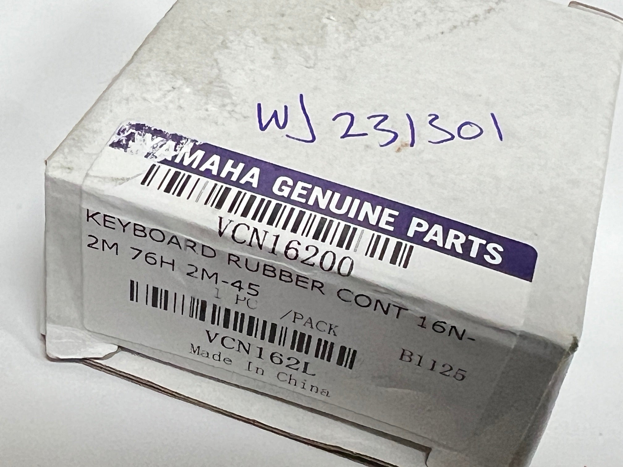 VCN16200 8 note rubber contact strip (previously WJ231301)
