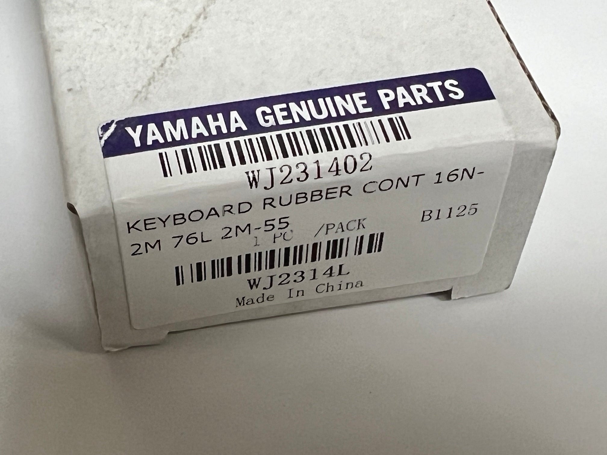 WJ231402 8 note rubber contact strip