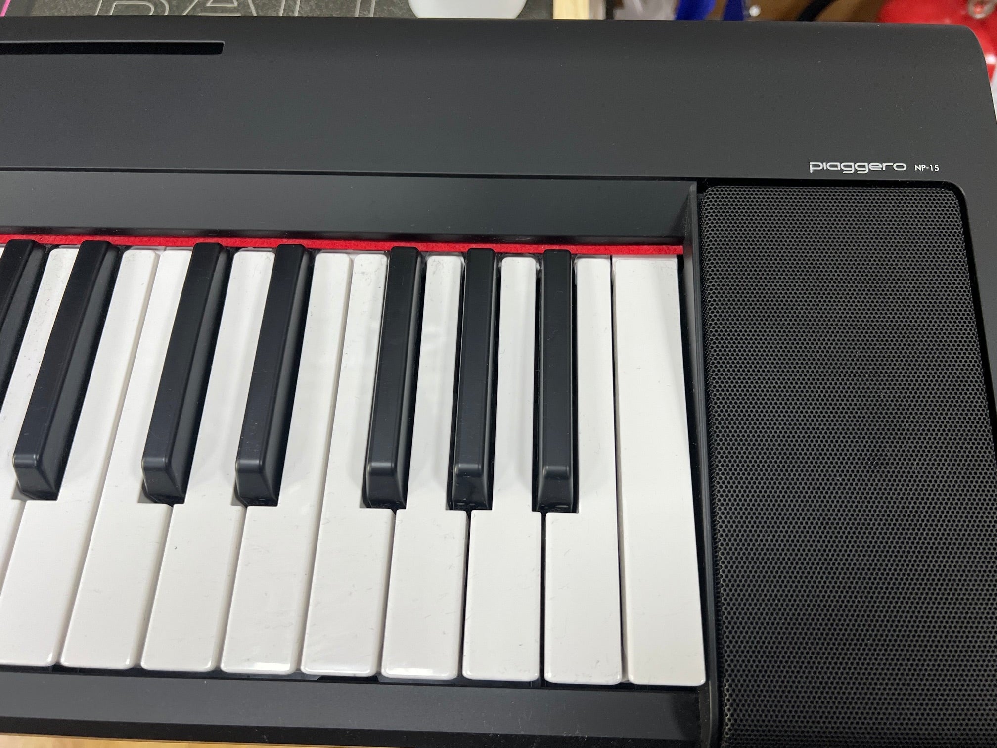 USED Yamaha Piaggero NP-15 Touch Sensitive Piano Keyboard - 61 Keys