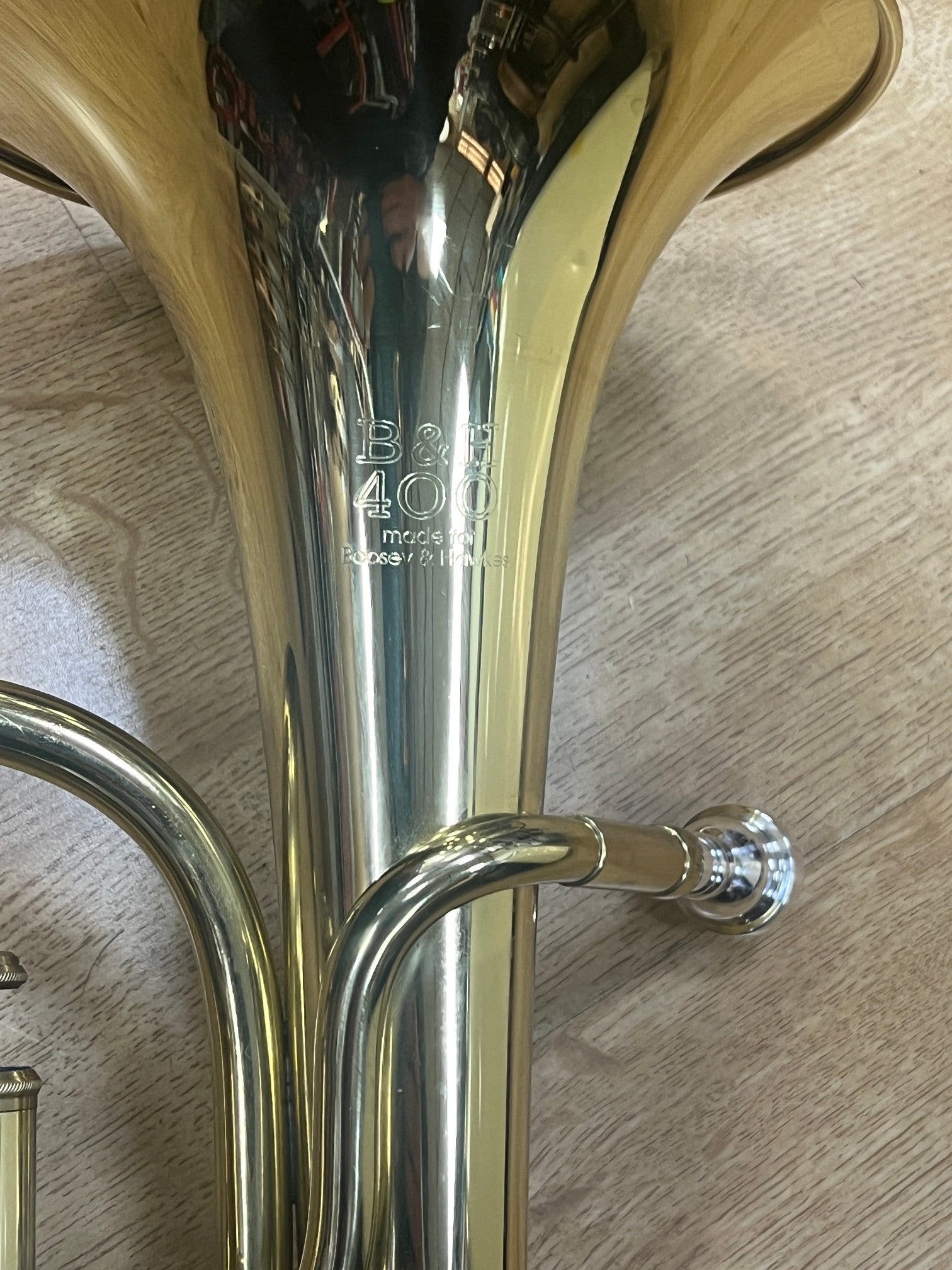 USED Boosey & Hawkes Eb tenor horn outfit