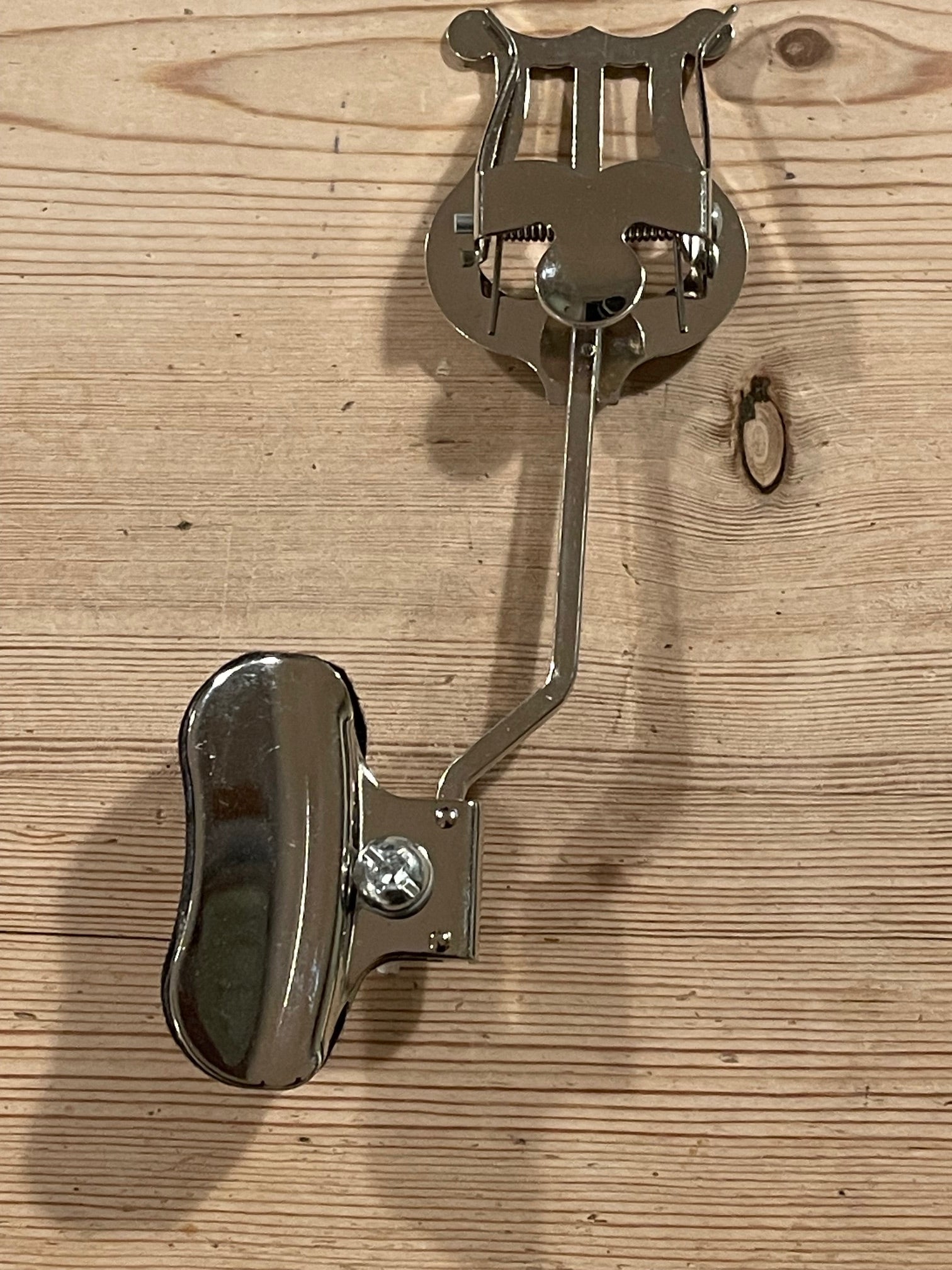 Trombone Bell Lyre - Nickel Plated