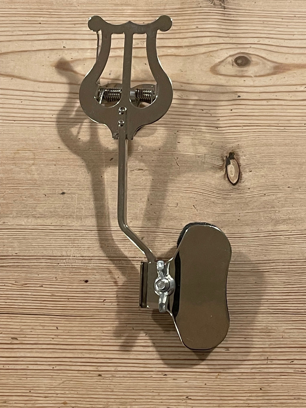 Trombone Bell Lyre - Nickel Plated