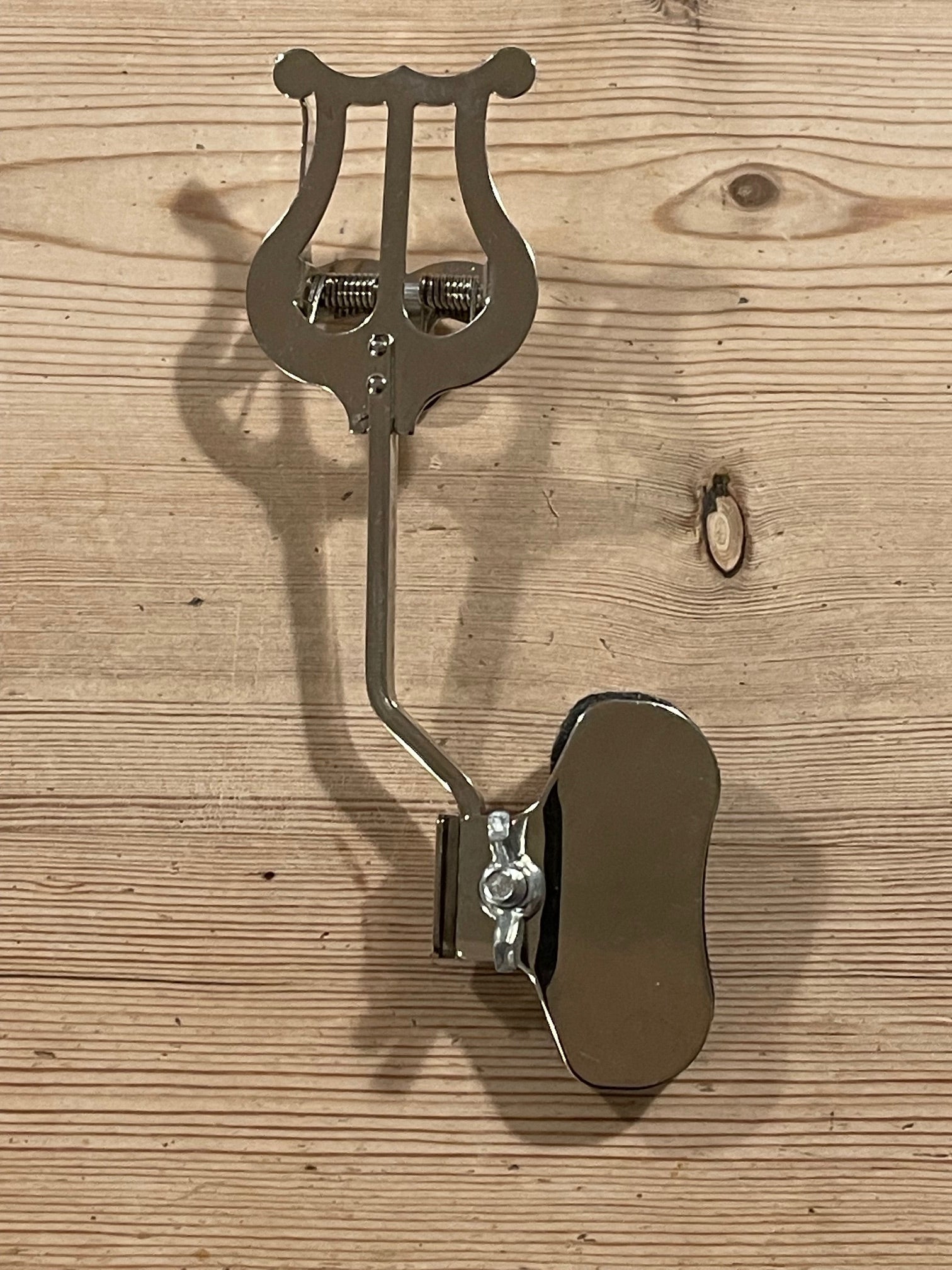 Trombone Bell Lyre - Nickel Plated