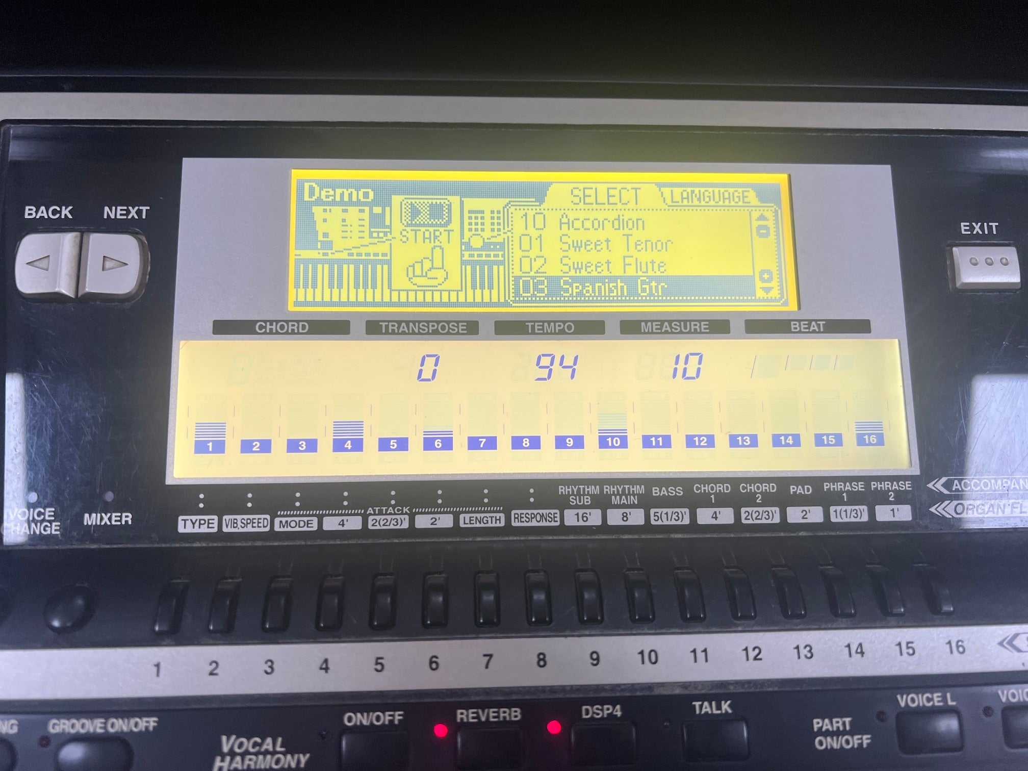 USED Yamaha PSR740 arranger keyboard