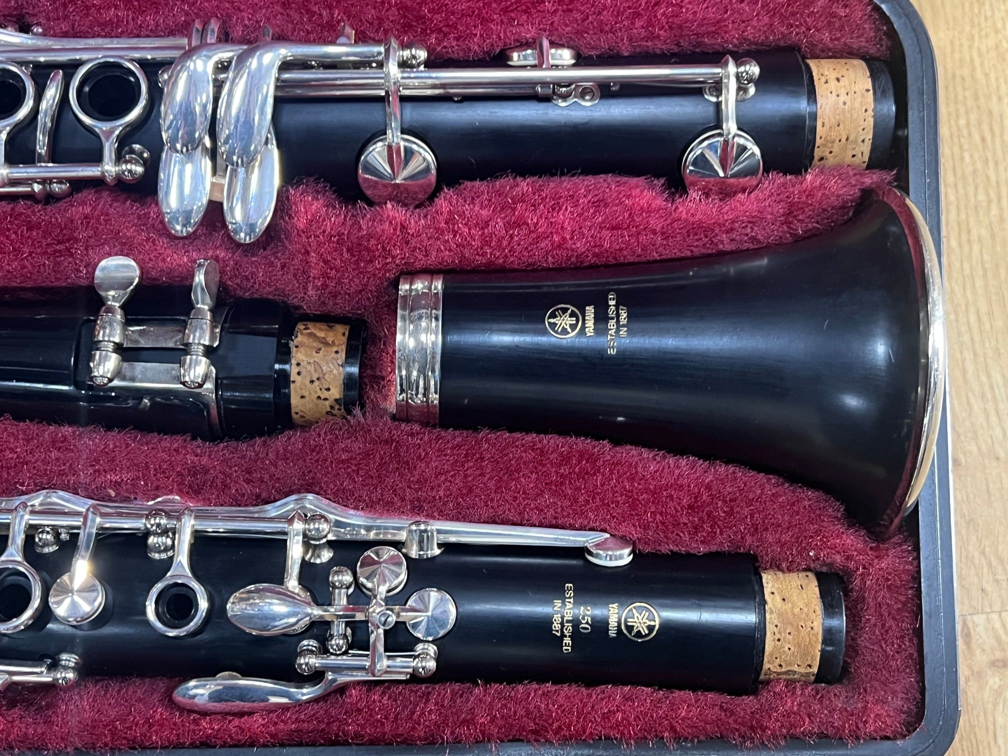 USED Yamaha YCL250 Bb clarinet outfit  [4228]