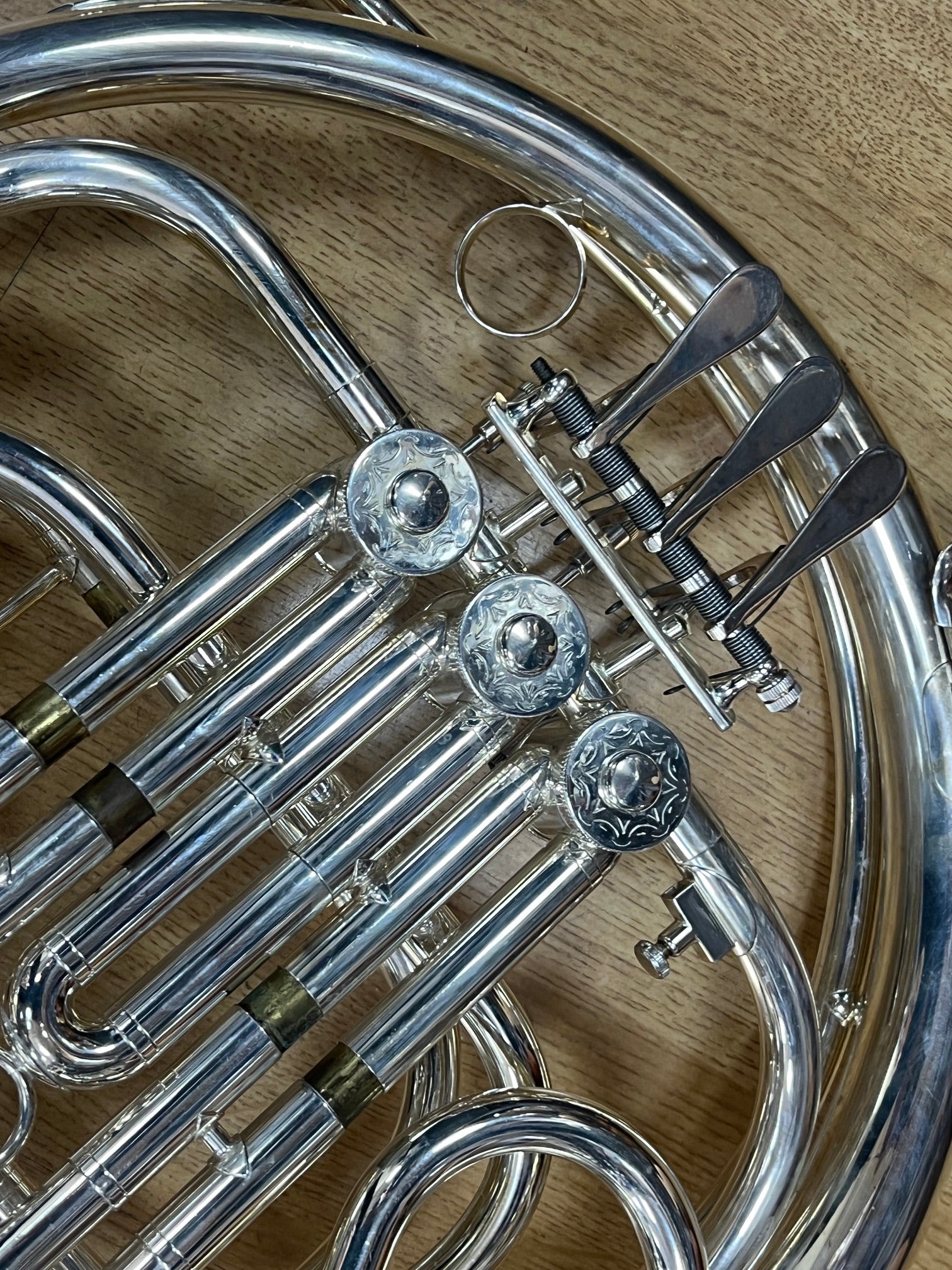USED Besson BE603 silver plated single french horn