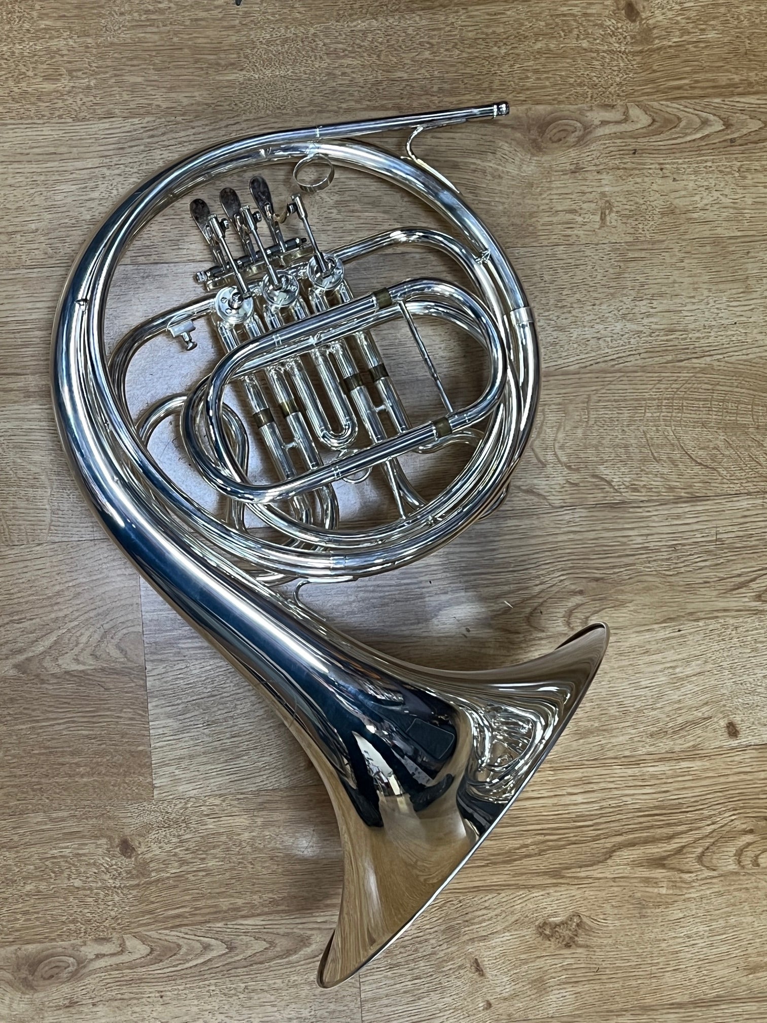USED Besson BE603 silver plated single french horn