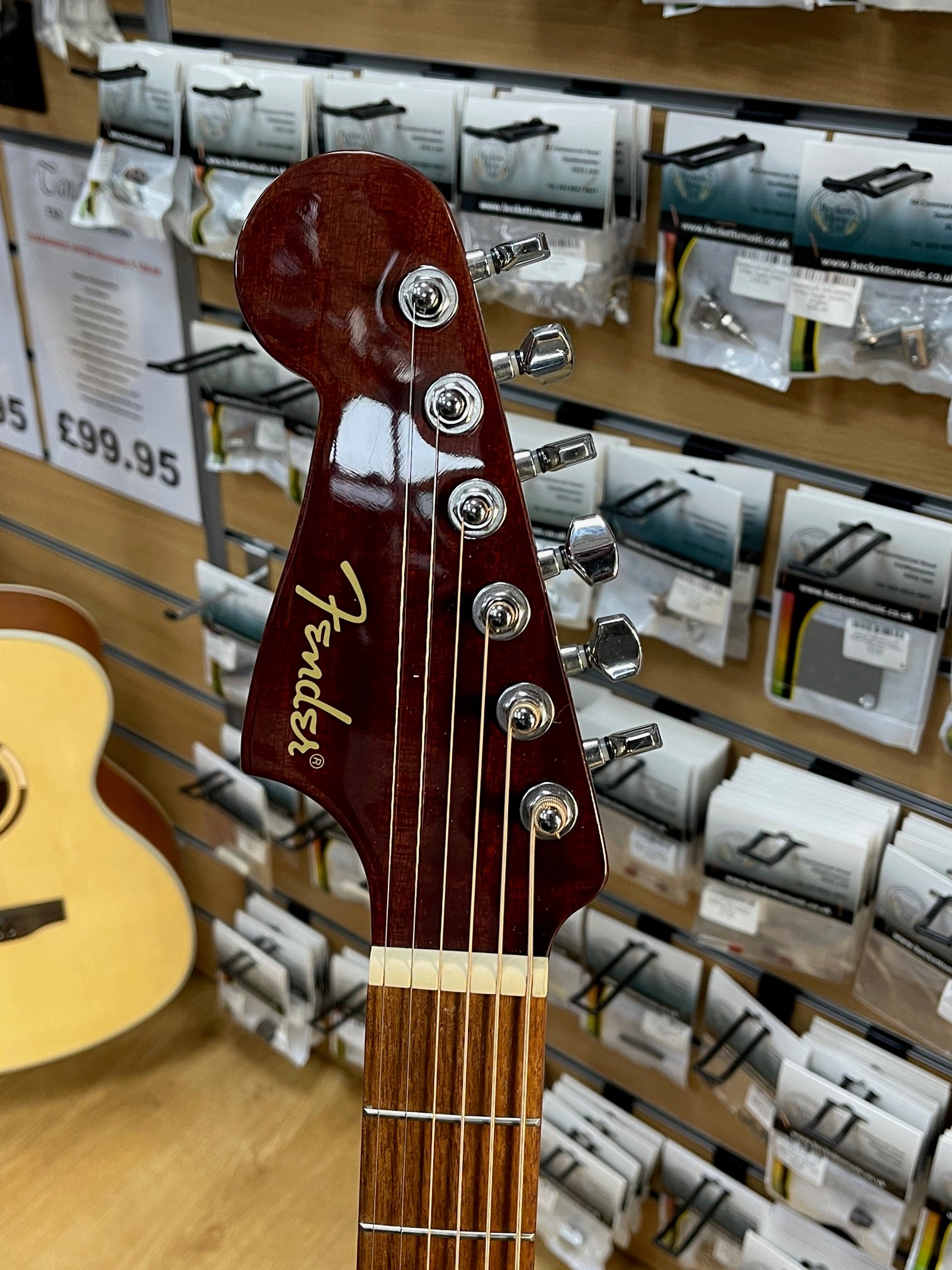 Used / 2nd Hand Fender California Standard Left Handed Redondo Acoustic Guitar