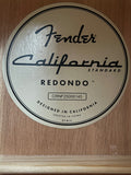Used / 2nd Hand Fender California Standard Left Handed Redondo Acoustic Guitar