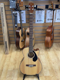 Used / 2nd Hand Fender CB-60SCE-Nat-WN Electro Acoustic Bass Guitar
