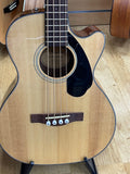 Used / 2nd Hand Fender CB-60SCE-Nat-WN Electro Acoustic Bass Guitar