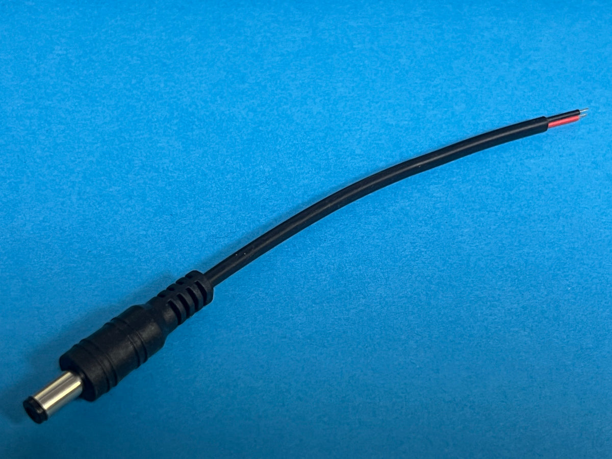 DC power jack cable - male plug