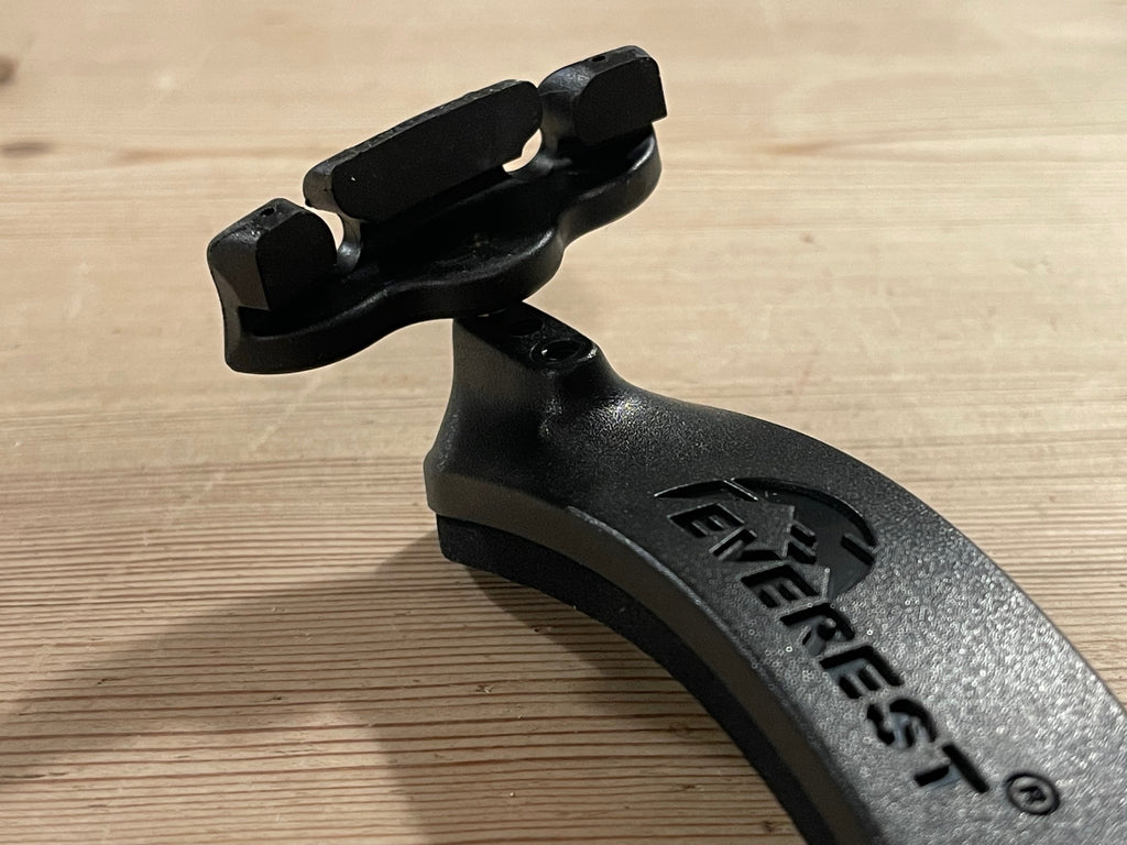 Everest EZ-1A Black Violin Shoulder Rest 1/10 - 1/4