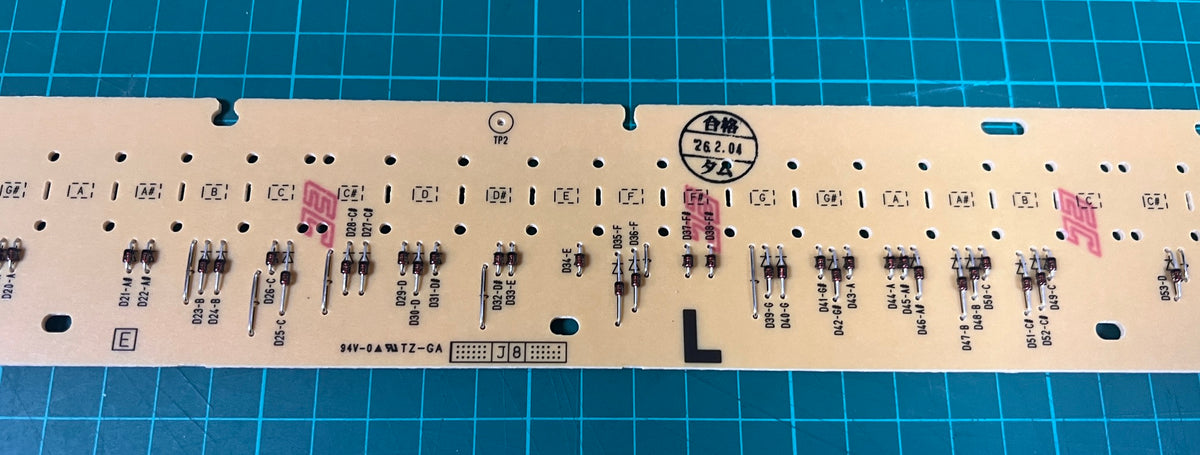 WD80010R keyboard contact board MK61L Lower X6578