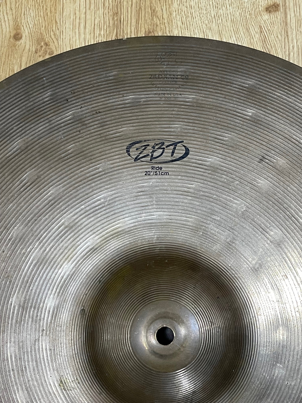 Used / 2nd Hand Zildjian ZBT 20" Ride Cymbal