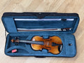 USED 1/2 size violin outfit in oblong case