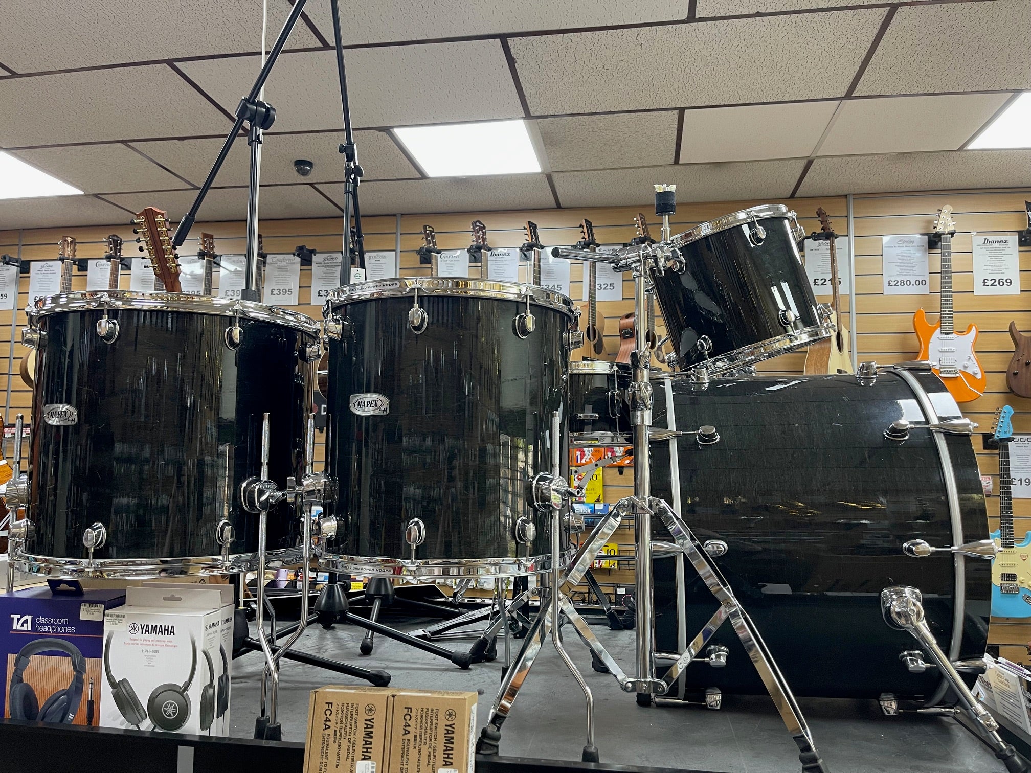 Used / 2nd Hand Mapex M Pro Drum Kit - 24" Kick 13" 16" 18" Toms + 14" Snare