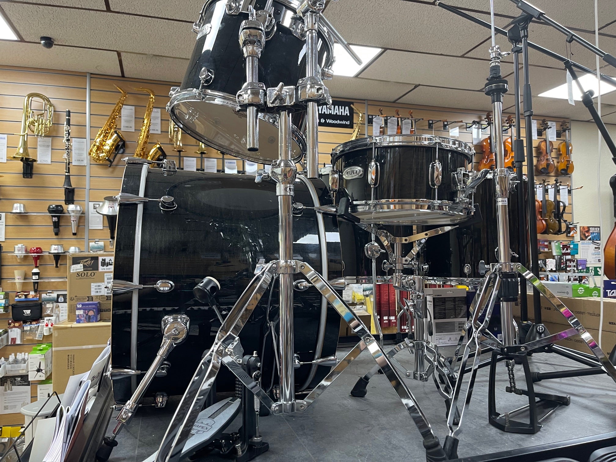Used / 2nd Hand Mapex M Pro Drum Kit - 24" Kick 13" 16" 18" Toms + 14" Snare
