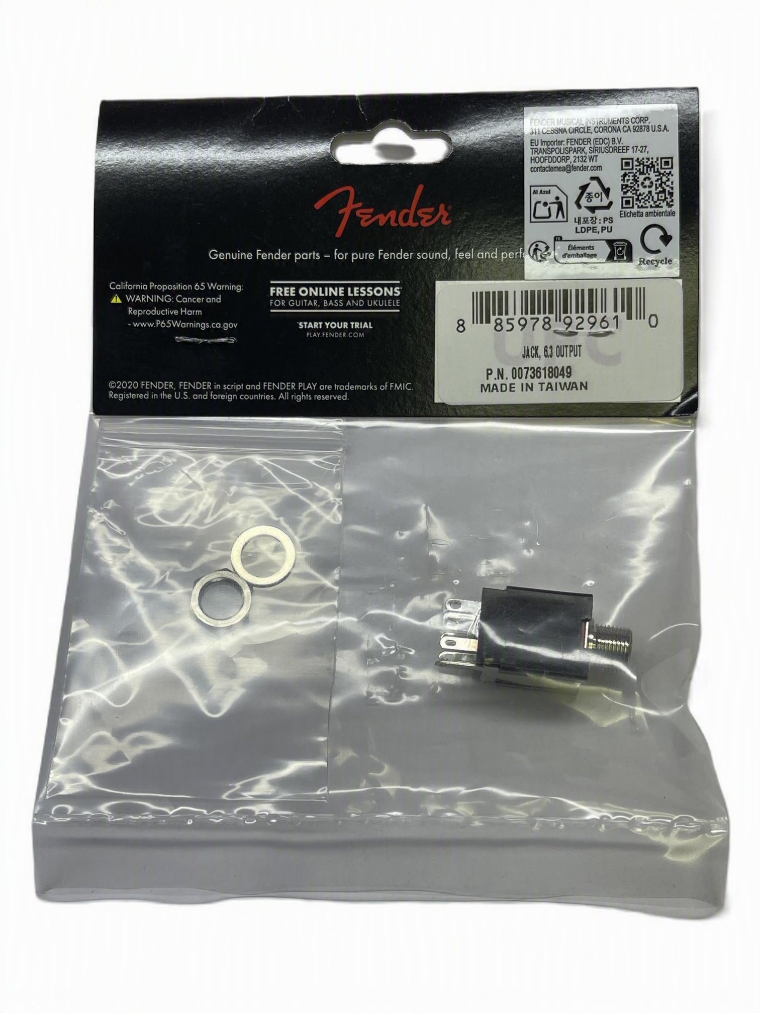 Fender 0073618049 Jack Socket - 9 Pin