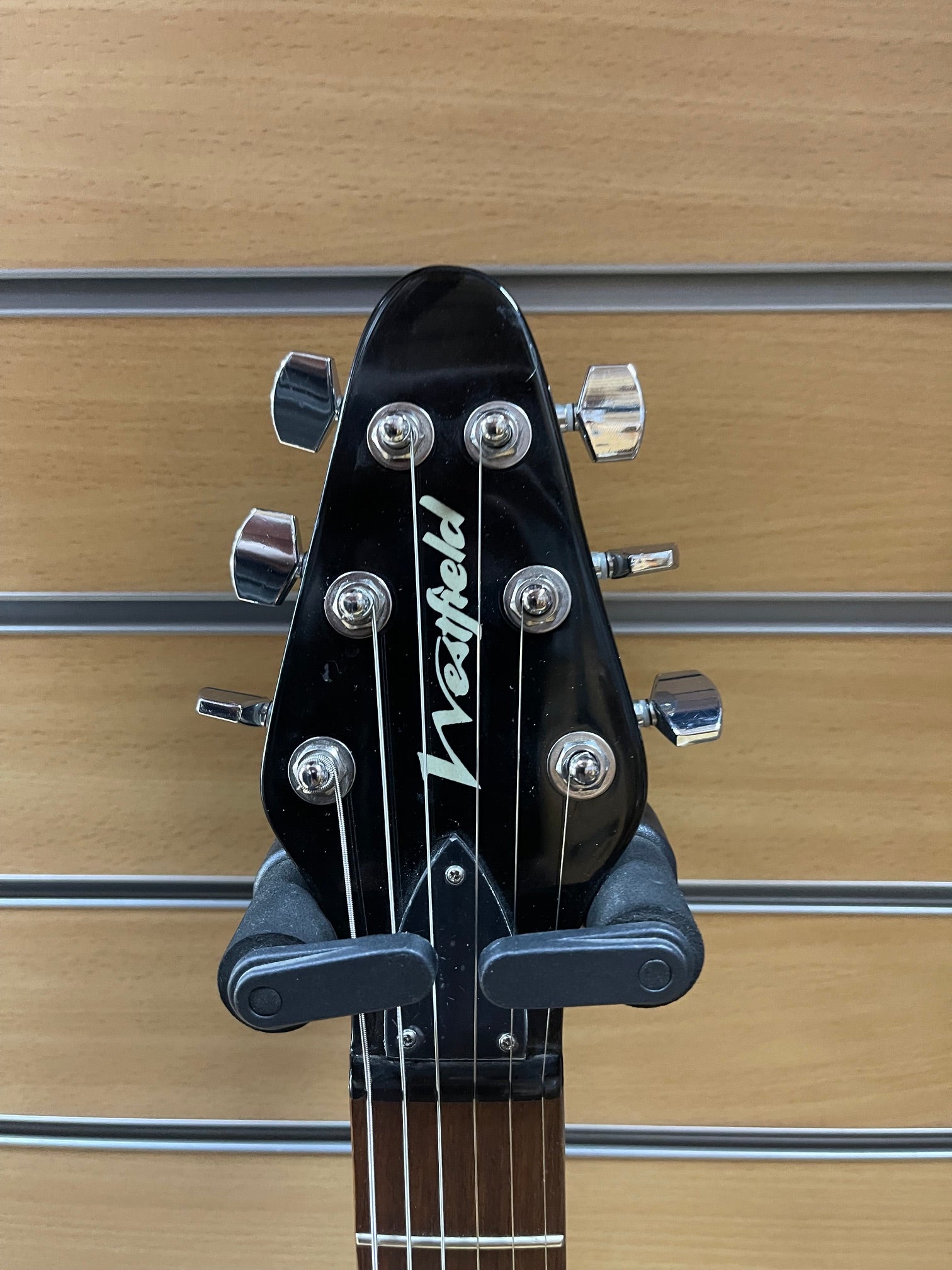 Used / 2nd Hand Westfeild Black Flying V Electric Guitar