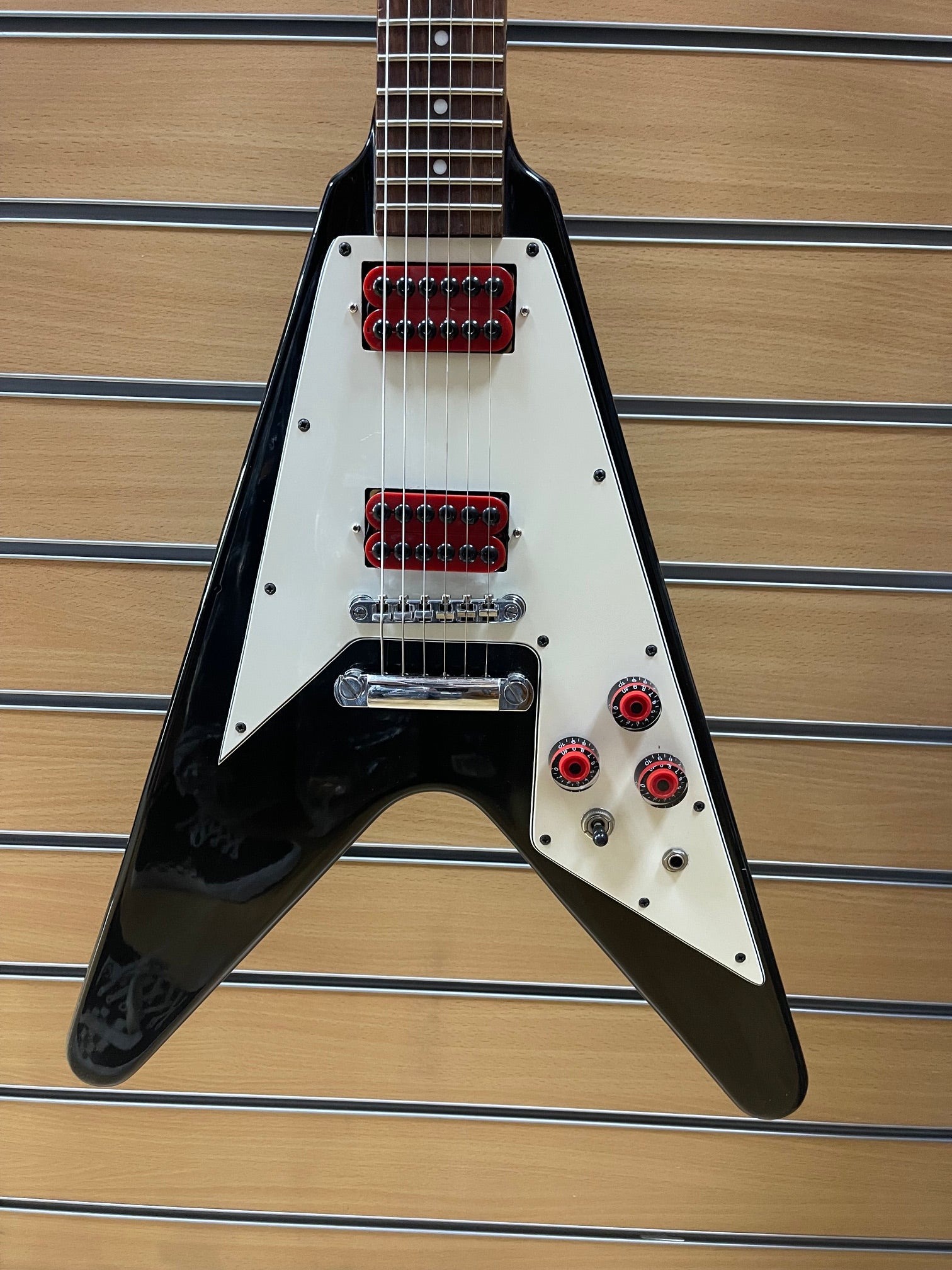 Used / 2nd Hand Westfeild Black Flying V Electric Guitar
