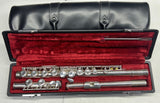USED Yamaha YFL-211S silver plated flute outfit made in Japan
