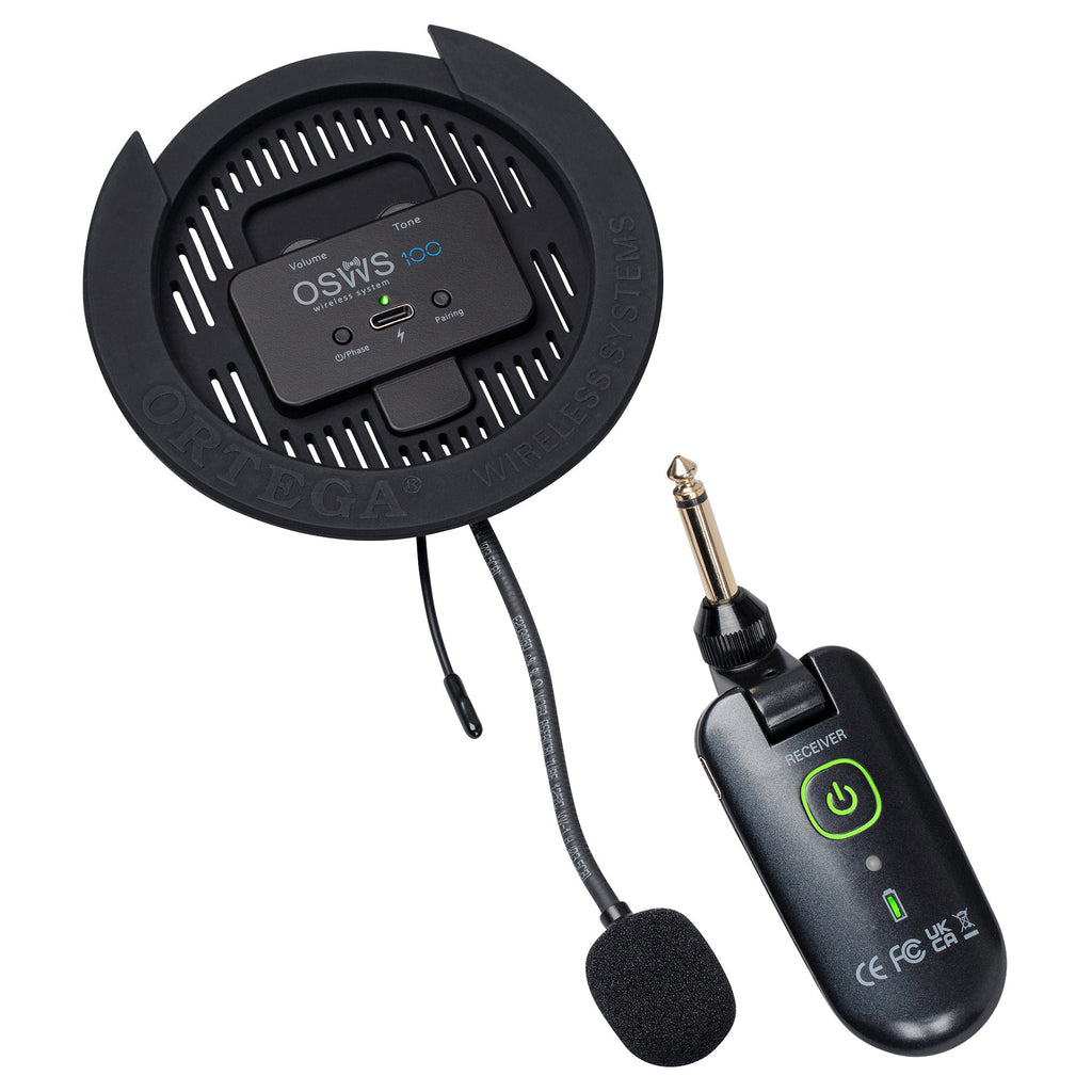 Ortega OSWS100 Acoustic Guitar Wireless Sound Hole Microphone System