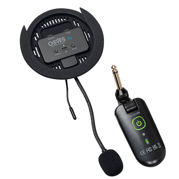 Ortega OSWS86 Classical Guitar Wireless Sound Hole Microphone System