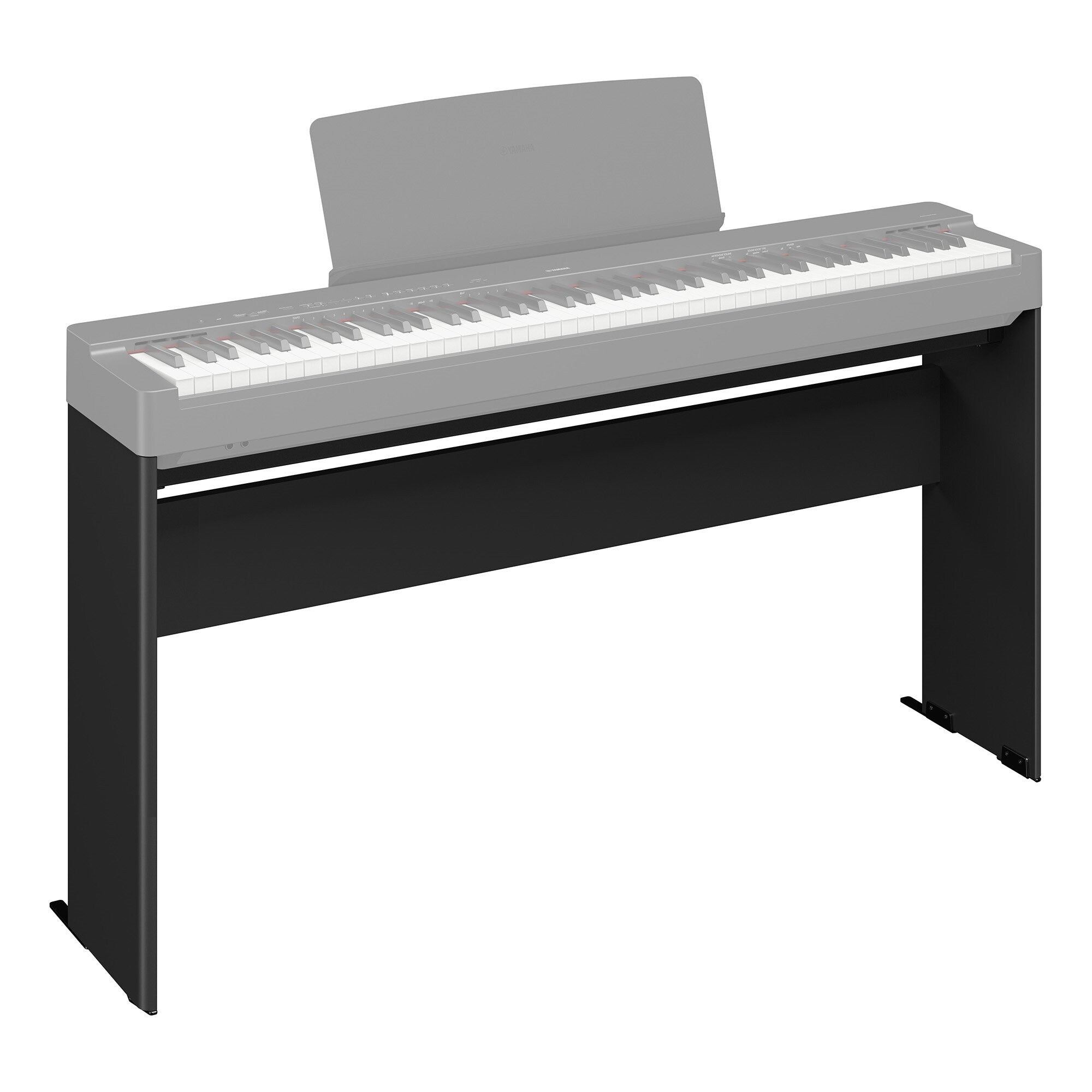 Yamaha L-200B Wooden Stand For P-225 Pianos - Black