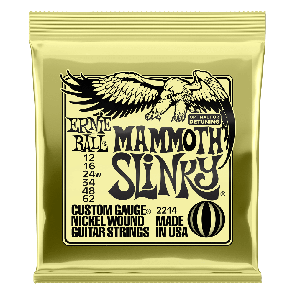 Ernie Ball Mammoth Slinky 12 - 62 Electric Guitar Strings