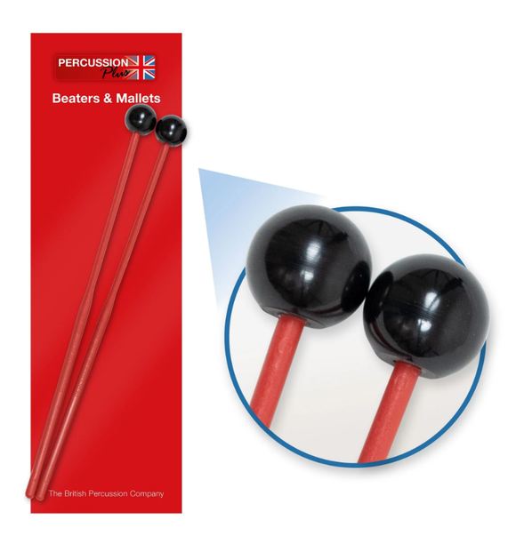 Percussion Plus PP0661 Hard Plastic Beaters - Pair