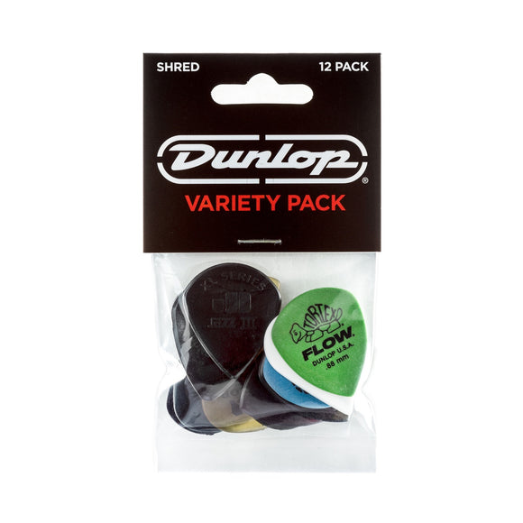 Dunlop PVP118 Shred Electric Guitar Variety Pick / Plectrum Pack - Pack of 12
