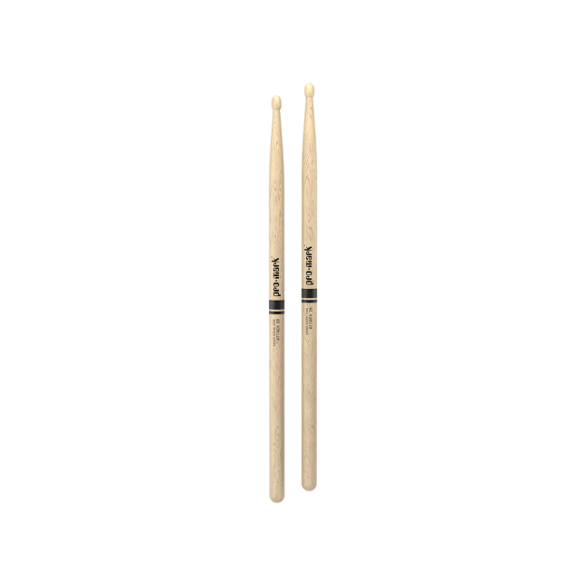 ProMark PW2BW Shira Kashi Oak 2B Attack Classic Drumstick - Oval Wood Tip