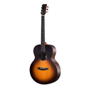 Enya EA-X1-PRO-EQ-SB Vintage Sunburst Solid Top Electro Acoustic Guitar