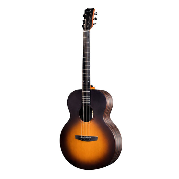 Enya EA-X1-PRO-EQ-SB Vintage Sunburst Solid Top Electro Acoustic Guitar