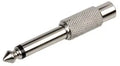 RCA Phono Socket to 1/4" 6.35mm mono jack plug