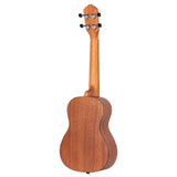 Ortega Bonfire Series Left Handed Concert Ukulele - Natural Sapele