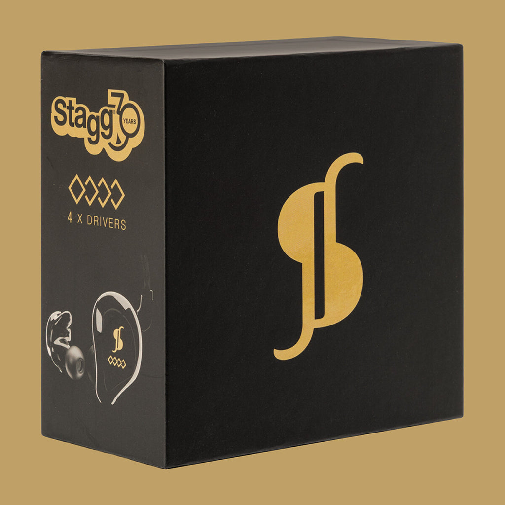 Stagg SPM-435-GD Special Edition 4 Driver In Ear Monitors / Earphones - Gold / Black