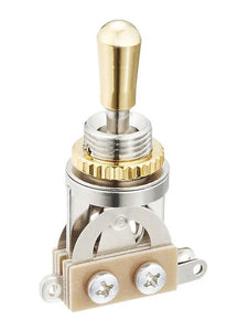 Boston (SW-20-GP) 3-Way Toggle Switch Gold - Made In Japan
