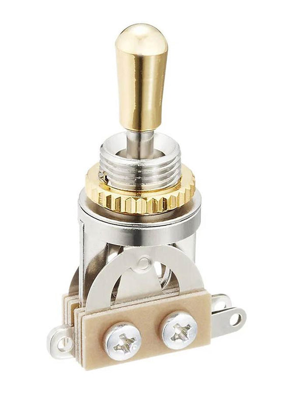 Boston (SW-20-GP) 3-Way Toggle Switch Gold - Made In Japan